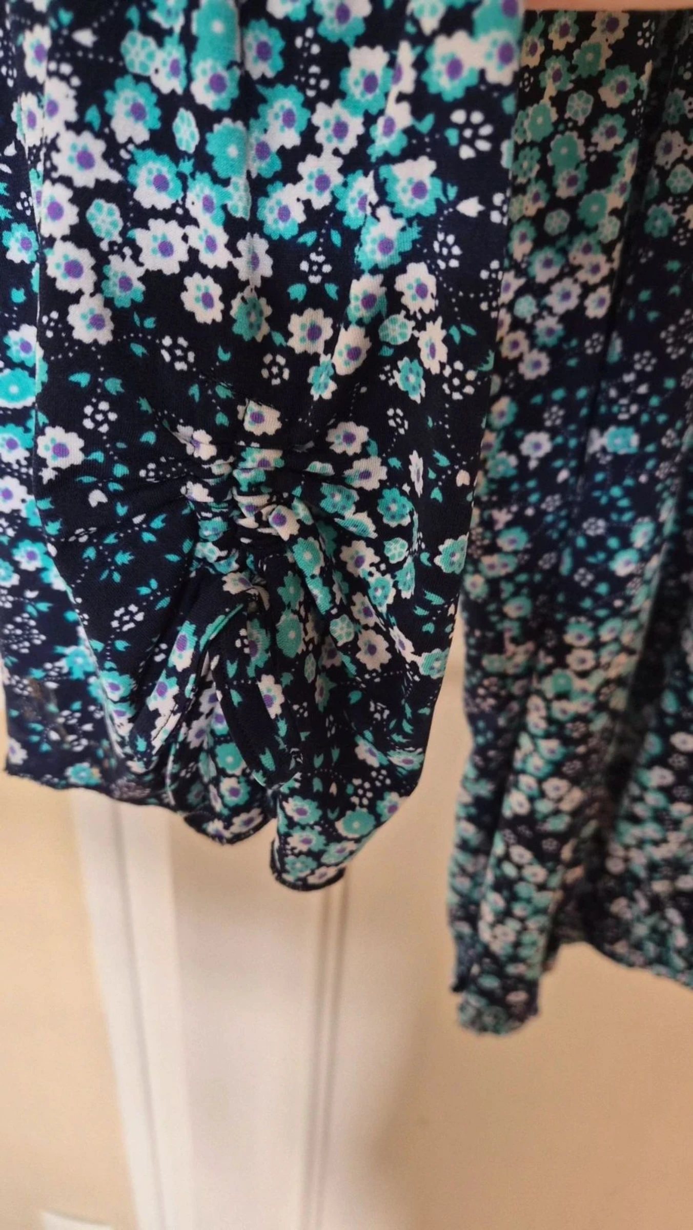 Blusa/Túnica de verão fluida feminina tamanho 48/50 Feito na França – photo 4